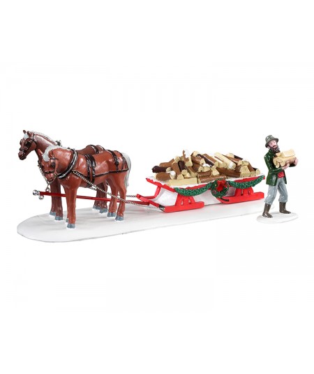 FIREWOOD DELIVERY, SET OF 2...