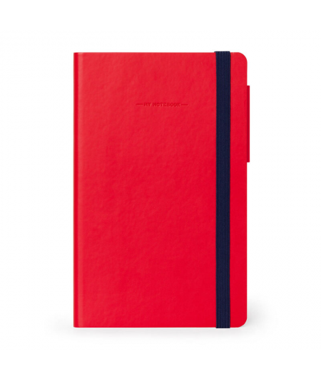 My Notebook - TACCUINO MEDIUM A RIGHE - RED